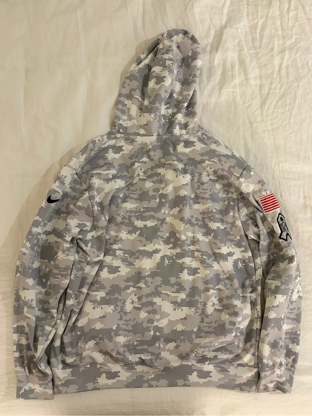 Nike Gray White Camo Philadelphia Eagles Hoodie